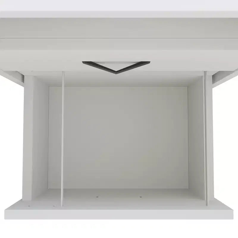 Scrivania da ufficio da 55" con vassoio per tastiera e cassetti portadocumenti, stile industriale con spazio di archiviazione
