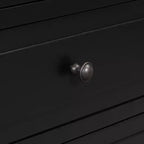 Comodino a 3 cassetti con mobiletto contenitore in legno – 28 pollici, design moderno