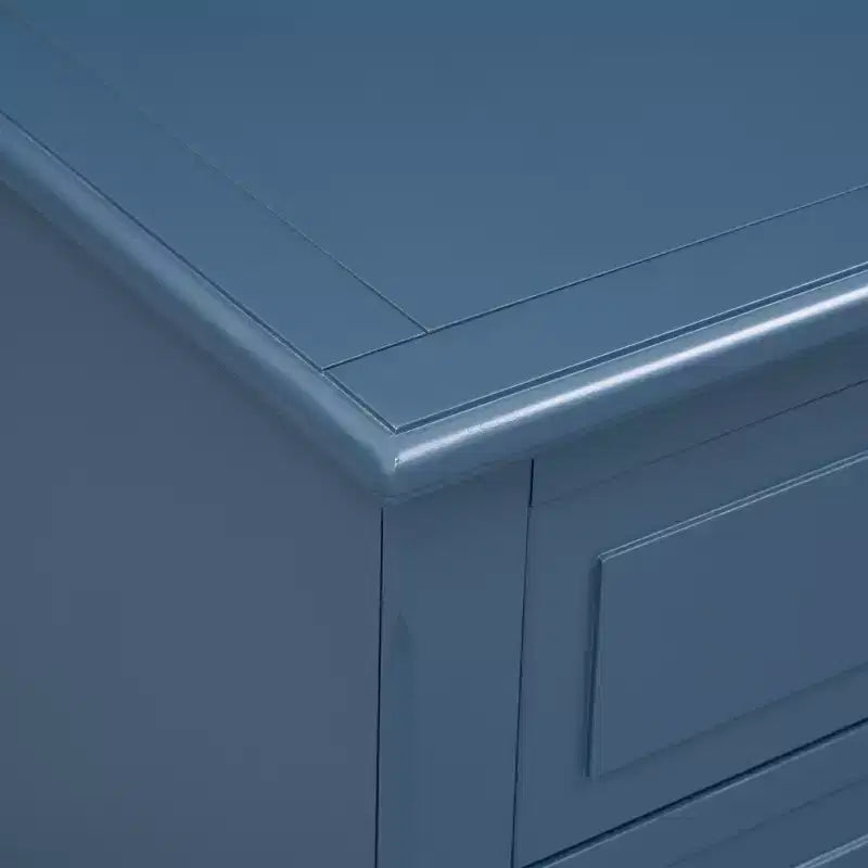 Comodino a 3 cassetti con mobiletto contenitore in legno – 28 pollici, design moderno