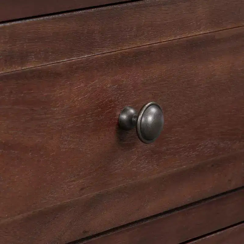 Comodino a 3 cassetti con mobiletto contenitore in legno – 28 pollici, design moderno