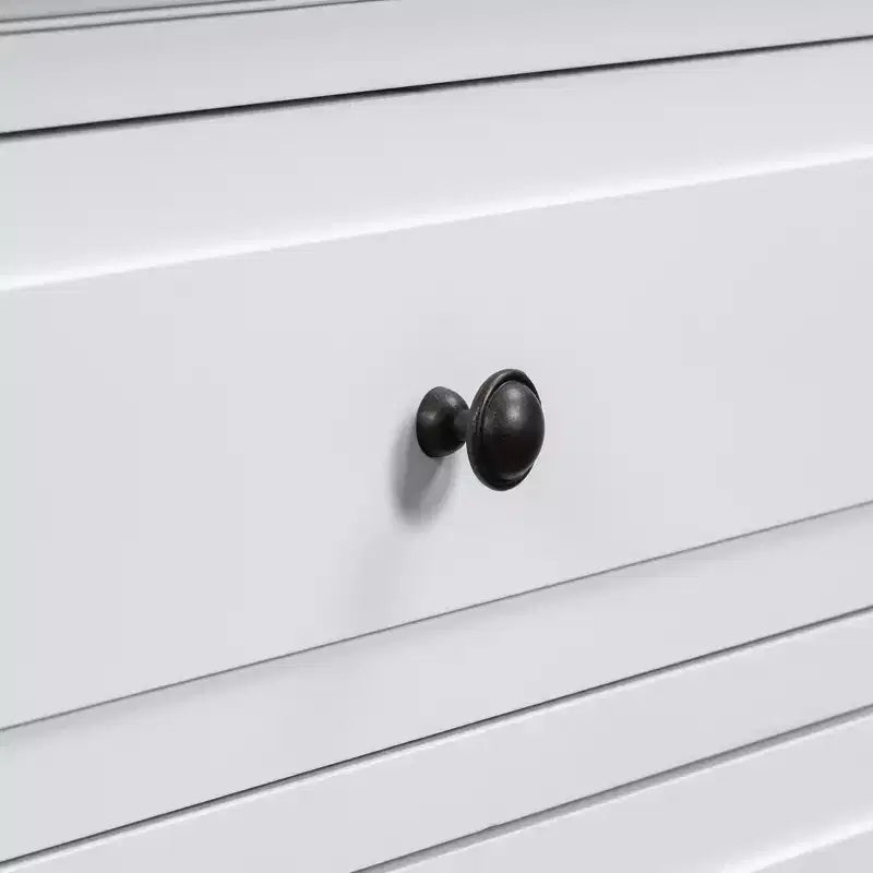 Comodino a 3 cassetti con mobiletto contenitore in legno – 28 pollici, design moderno