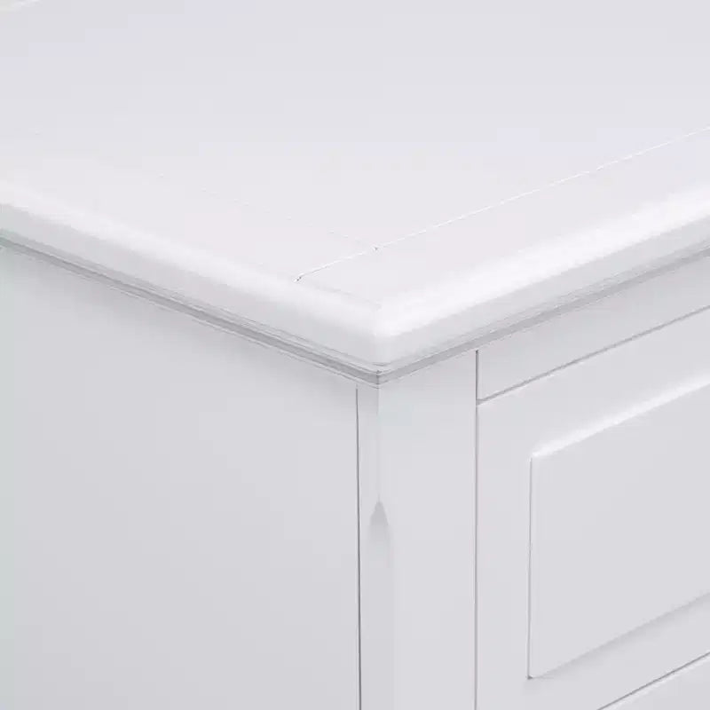 Comodino a 3 cassetti con mobiletto contenitore in legno – 28 pollici, design moderno