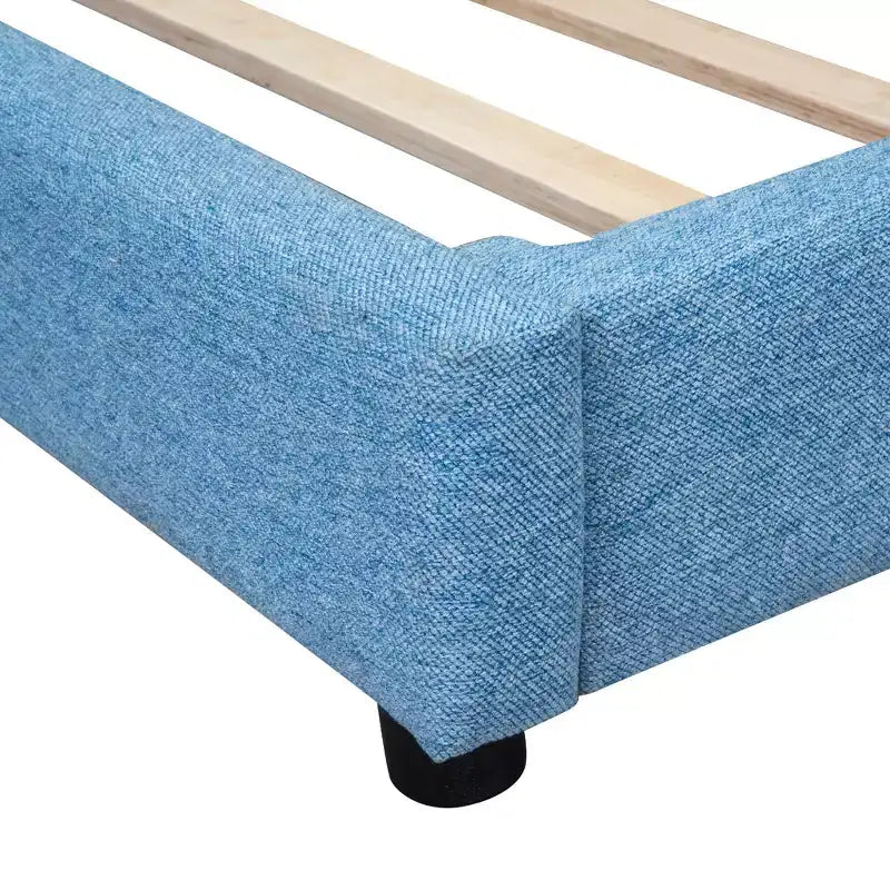 Struttura letto imbottita con piattaforma Queen/Matrimoniale e porte USB