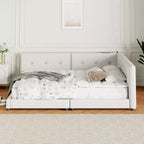 Struttura letto imbottita con piattaforma Queen/Matrimoniale e porte USB