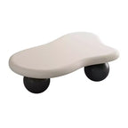 Tavolino da caffè GDFStudio Dominic con piano in legno a forma di nuvola da 40 pollici e gambe sferiche in plastica