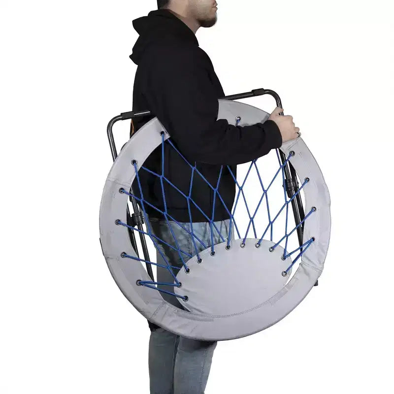 Sedia a disco pieghevole rotonda Bungee