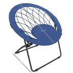 Sedia a disco pieghevole rotonda Bungee