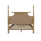 Struttura Letto Matrimoniale in Legno Tornito Queen