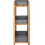 Scaffale da interni/esterni a 3 ripiani in legno di acacia