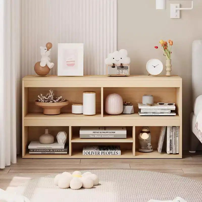 Libreria per bambini a 6 scomparti e organizer porta giocattoli
