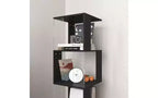 Libreria Girevole a 360° a 5 Ripiani, Scaffale Verticale per Soggiorno o Camera da Letto, Nero