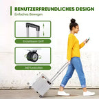 Carrello Utilitario Pieghevole da 65L con Manico Regolabile e Ruote Girevoli