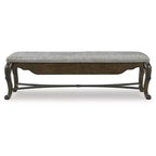 Panca da Pranzo Imbottita da 160 cm con Cassetto Contenitore, Marrone Scuro